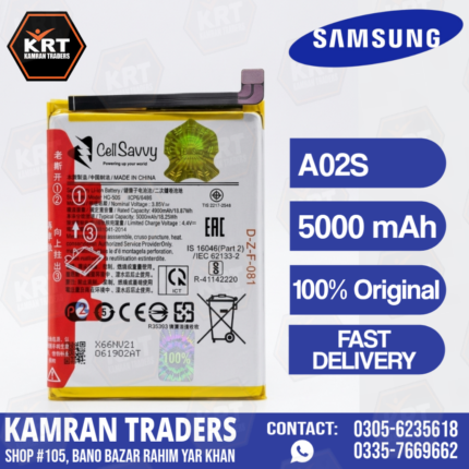 SAMSUNG A02S BATTREY